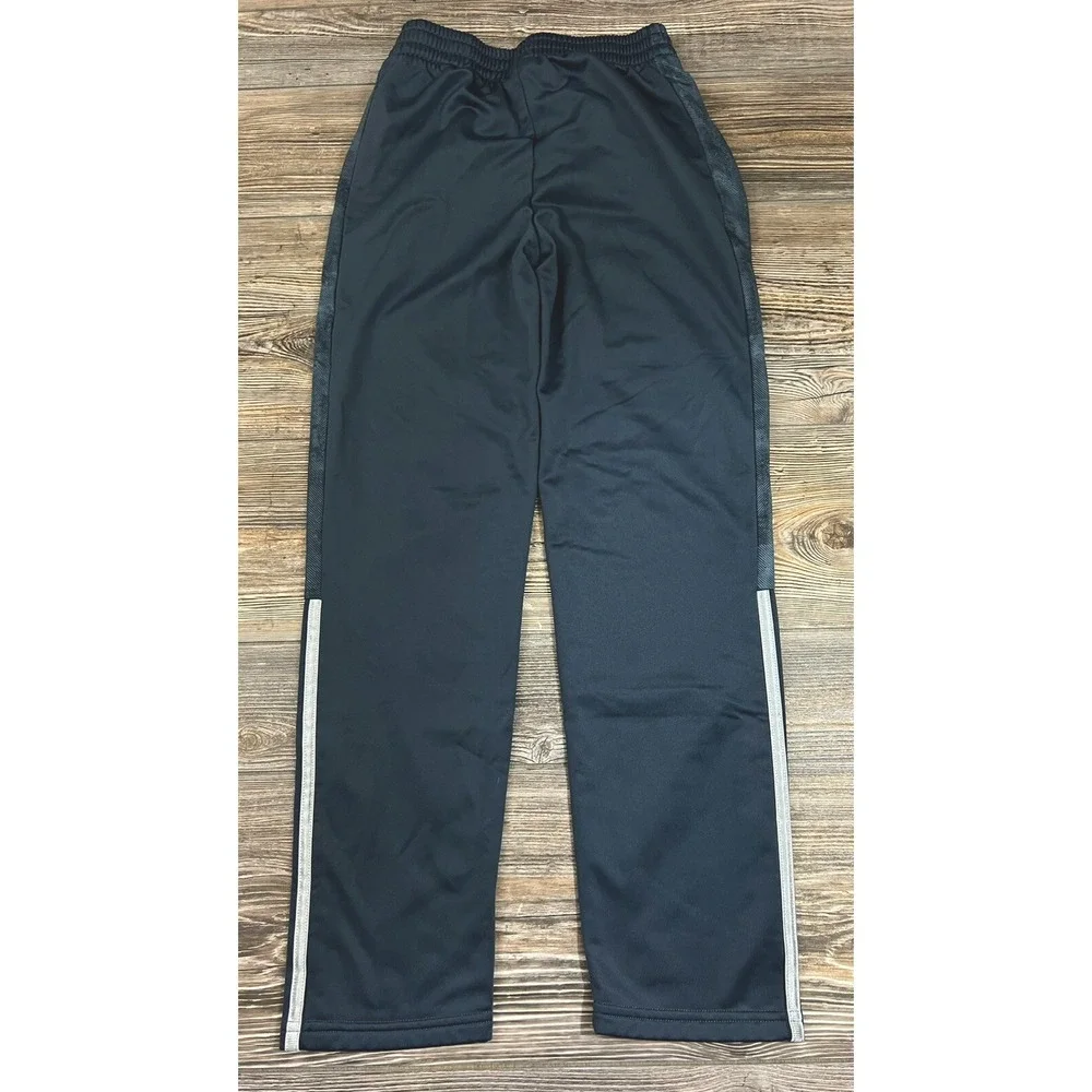Adidas Youth Boy's Track‎ Pants Size 10/12 M Grey, Drawstring, Pockets, #AK5592
